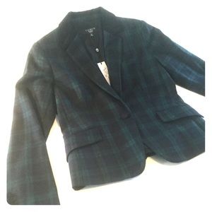 Talbots Tartan Plaid Women's Jacket Blazer-4P